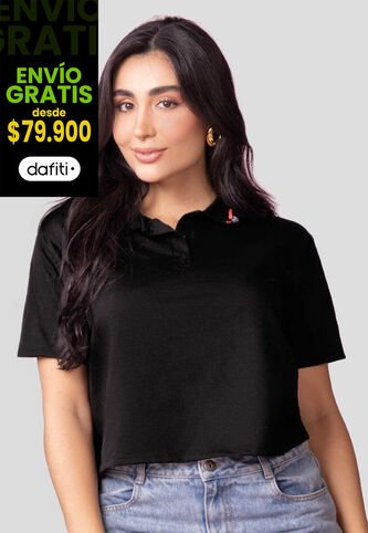 Polo Mujer Negro Atypical 113414 Atypical