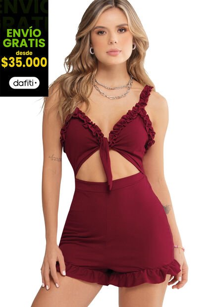 Enterizo Corto Vinotinto Atypical