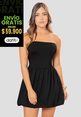 Vestido Mujer Negro Atypical 110785 Atypical