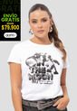 Camiseta Mujer Blanco Atypical 112829 de Atypical