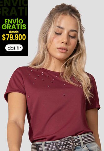 Camiseta Mujer Vino Atypical 112617 Atypical