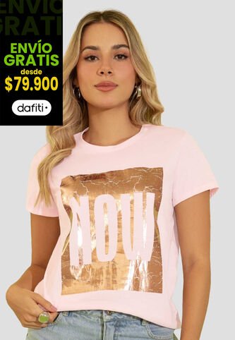 Camiseta Mujer Rosa Atypical 112601 Atypical