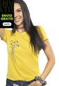 Camiseta Mujer Amarillo Atypical 3704 de Atypical