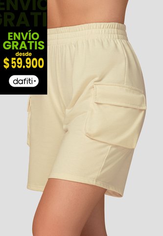 Bermuda Short Mujer Beige Atypical 104497 Atypical