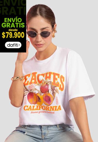 Camiseta Mujer Blanco Atypical 112486 Atypical
