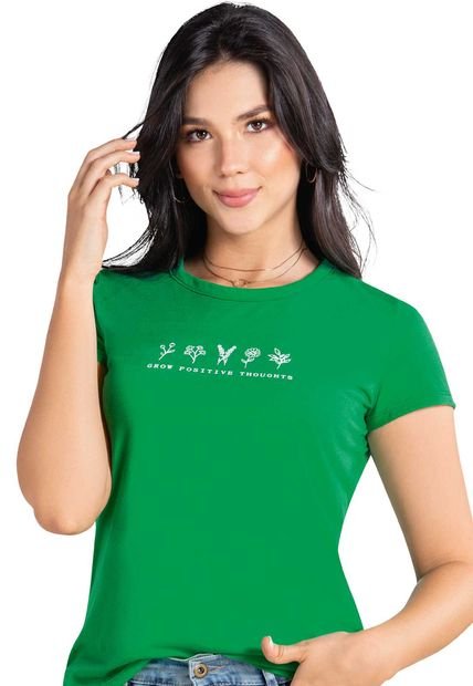 Camiseta Mujer Verde Atypical 77008