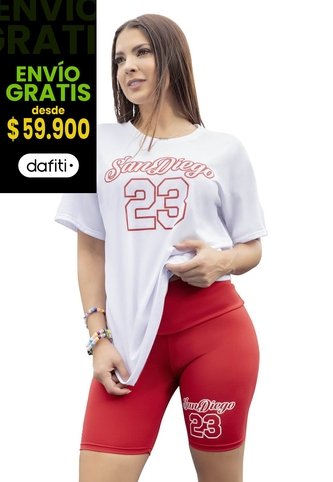 Conjunto Mujer Rojo Atypical 5887 Atypical