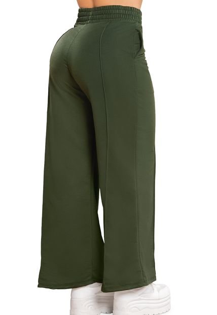 PANTALON JOGGER CARGO MUJER VERDE MILITAR