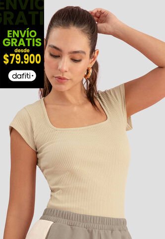Blusa Mujer Latte Atypical 111947 Atypical