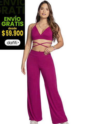 Conjunto Mujer Fucsia Atypical 1214 Atypical