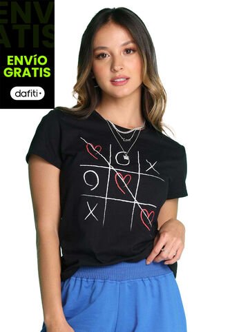 Camiseta Juvenil Negro Atypical 4547 Atypical