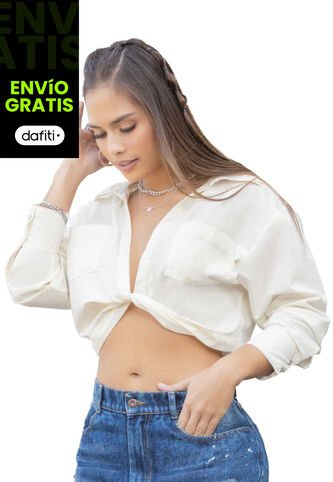 Camisa Mujer Marfil Atypical 5524 Atypical