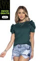 Camiseta Mujer Verde Botella Atypical 32570 de Atypical