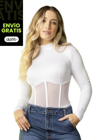 Body Mujer Blanco Atypical 7967 Atypical