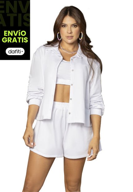 Conjunto X3 Mujer Blanco Atypical 1396