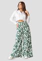 Pantalón Mujer Verde Atypical 100125 de Atypical
