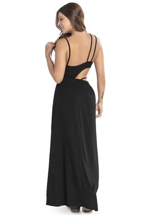 Vestido Mujer Negro Atypical 9577