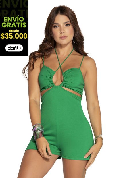 Enterizo Corto Mujer Verde Antioquia Atypical 2753