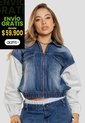 Chaqueta Mujer Azul Oscuro Atypical 114460 de Atypical