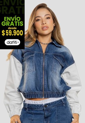 Chaqueta Mujer Azul Oscuro Atypical 114460