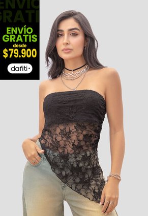 Blusa Mujer Negro Atypical 106602