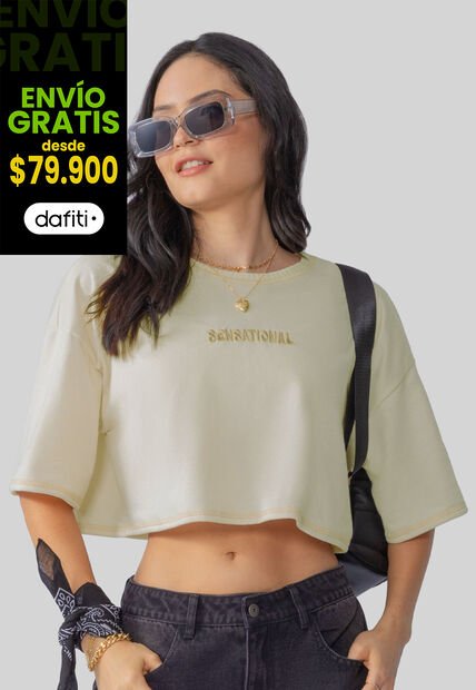 Camiseta Mujer Caqui Atypical 106175