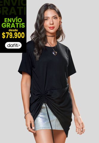 Camiseta Mujer Negro Atypical 105488 Atypical