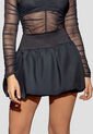 Falda Corta Mujer Negro Atypical 106060 de Atypical