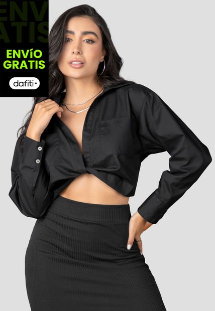 Camisa Mujer Negro Atypical 5524