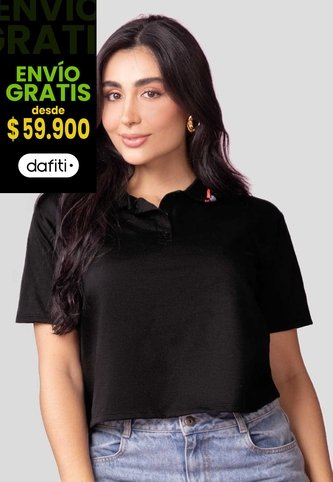 Polo Mujer Negro Atypical 113414 Atypical