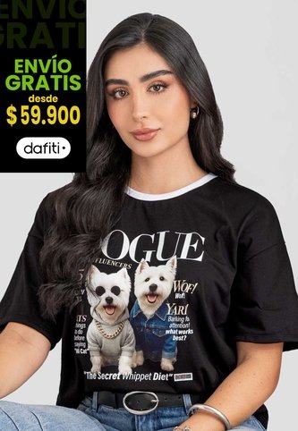 Camiseta Mujer Negro Atypical 113284 Atypical