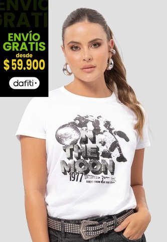 Camiseta Mujer Blanco Atypical 112829 Atypical