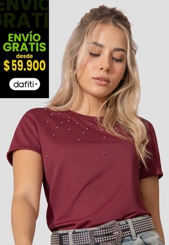 Camiseta Mujer Vino Atypical 112617 Atypical