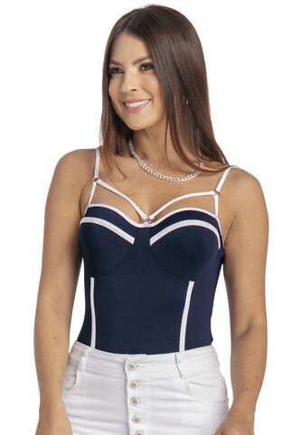 Body Mujer Azul Atypical 92448 Atypical