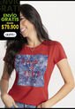 Camiseta Juvenil Rojo Atypical 1527 de Atypical