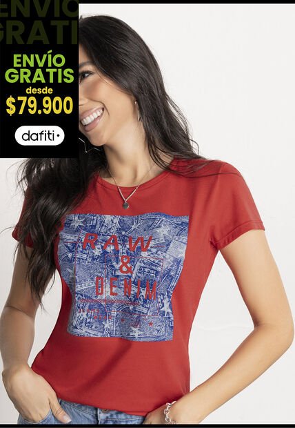 Camiseta Juvenil Rojo Atypical 1527