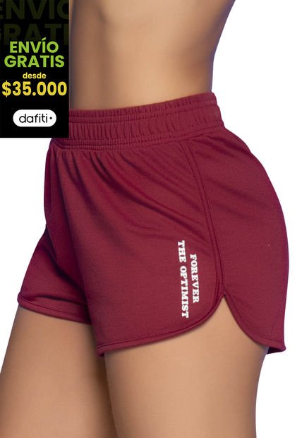 Short Mujer Vinotinto Atypical 32580