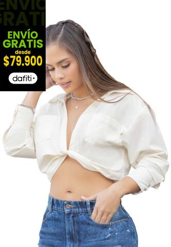 Camisa Mujer Marfil Atypical 5524 Atypical