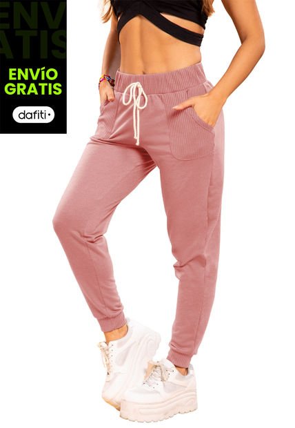Jogger Mujer Rosa Atypical 96922