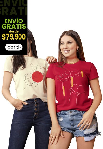 Camiseta Mujer Caqui Atypical 9559