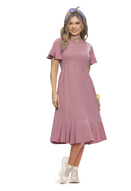 Vestido Mujer Palo De Rosa Atypical 96302