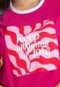 Camiseta Mujer Magenta Vivo Atypical 114047 de Atypical