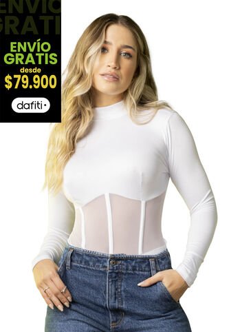 Body Mujer Blanco Atypical 7967 Atypical
