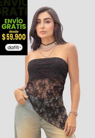 Blusa Mujer Negro Atypical 106602 Atypical