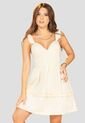 Vestido Corto Mujer Beige Atypical 102158 de Atypical