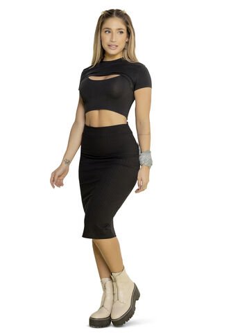 Blusa Juvenil Negro Atypical 88395 Atypical
