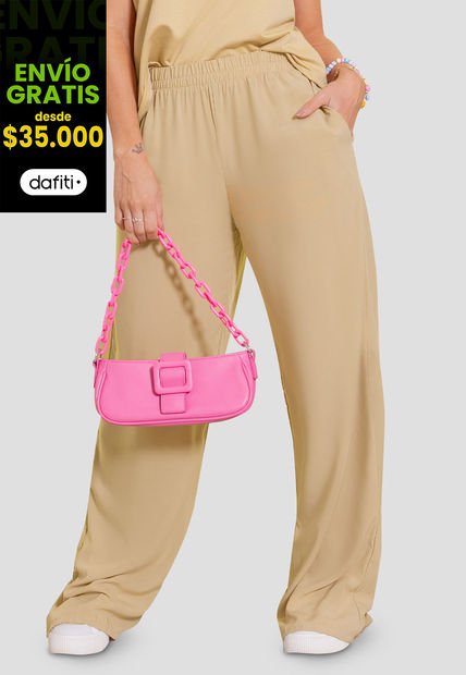 Pantalón Mujer Caramelo Atypical 106866