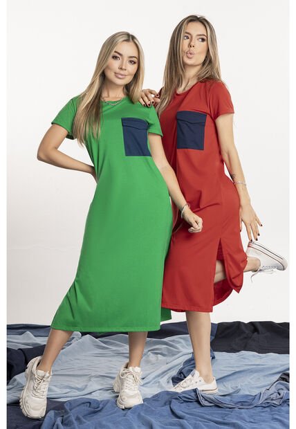 Vestido Juvenil Rojo Atypical 1336