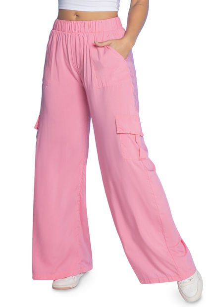 Pantalón Mujer Rosa Atypical 4337