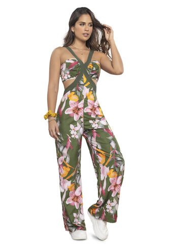 Enterizo Largo Mujer Estampado Atypical 3462 Atypical